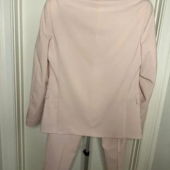 Men's Elegant Light Pink Suit Set US 36R jacket/ pant waist 32 length 39” - Picture 6 of 7